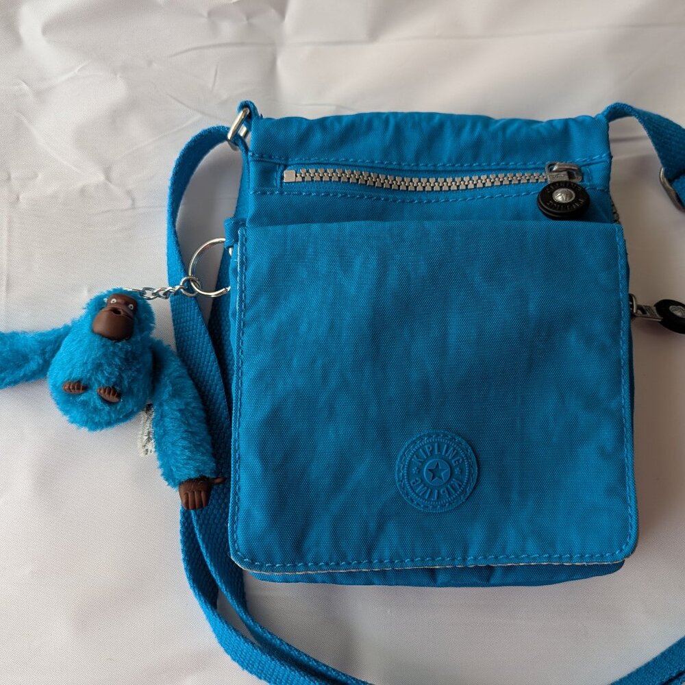Kipling EL DORADO Shoulder Crossbody Bag Blue/turquoise